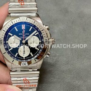 BLS Factory Breitling Chronomat AB0134101B2A1 42mm full steel white eye black dial