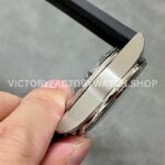 BLS Factory Breitling Chronomat 42 AB0134101G1S2 42mm Steel Rubber Strap Strap Black Eye Si (1) BLS Factory Breitling Chronomat 42 AB0134101G1S2 42mm Steel Rubber Strap Strap Black Eye Silver Dial