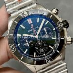 BLS Factory Breitling Chronomat 42mm Full Steel Black Eye Black Dial