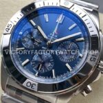 BLS Factory Breitling Chronomat 42mm Full Steel Blue Eye Blue Dial (2) BLS Factory Breitling Chronomat 42mm Full Steel Blue Eye Blue Dial