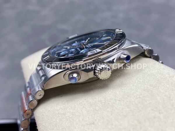 BLS Factory Breitling Chronomat 42mm Full Steel Blue Eye Blue Dial (5) BLS Factory Breitling Chronomat 42mm Full Steel Blue Eye Blue Dial