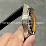 BLS Factory Breitling Chronomat AB01364A1I1S1 42mm Steel Rubber Strap Black Eye Orange Dial