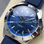 BLS Factory Breitling Chronomat GMT 40mm Rubber Strap Blue GMT Needle Blue Dial (5) BLS Factory Breitling Chronomat GMT 40mm Rubber Strap Blue GMT Needle Blue Dial