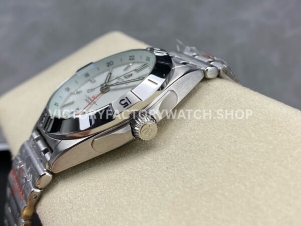 BLS Factory Breitling Chronomat GMT A32398101A1A1 40mm Full Steel Red GMT Needle White Dial