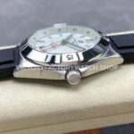 BLS Factory Breitling Chronomat GMT A32398101A1A1 40mm Rubber Strap Red GMT Needle White Dial