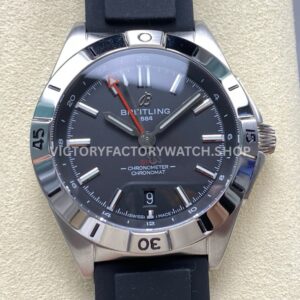 BLS Factory Breitling Chronomat GMT A32398101B1A 40mm black dial red GMT hand