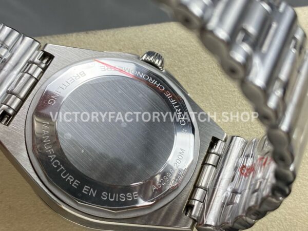 BLS Factory Breitling Chronomat GMT A32398101C1A1 40mm Full Steel Red GMT Needle Blue Dial (1) BLS Factory Breitling Chronomat GMT A32398101C1A1 40mm Full Steel Red GMT Needle Blue Dial