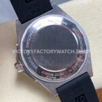 BLS Factory Breitling Chronomat GMT A32398101L1A1 40mm Rubber Strap Red GMT Needle Green Dial
