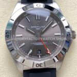 BLS Factory Breitling Chronomat GMT A32398101M1A1 grey dial rubber strap