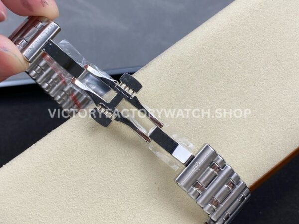 BLS Factory Breitling Chronomat GMT A323981A1C1A1 40mm Full Steel Yellow GMT Needle Blue Dial (1 BLS Factory Breitling Chronomat GMT A323981A1C1A1 40mm Full Steel Yellow GMT Needle Blue Dial