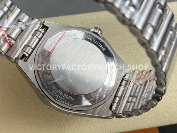 BLS Factory Breitling Chronomat GMT A323981A1C1A1 40mm Full Steel Yellow GMT Needle Blue Dial (1 (8) BLS Factory Breitling Chronomat GMT A323981A1C1A1 40mm Full Steel Yellow GMT Needle Blue Dial