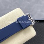 BLS Factory Breitling Chronomat GMT A323981A1C1A1 40mm Rubber Strap Yellow GMT Needle Blue Dial