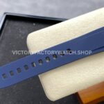 BLS Factory Breitling Chronomat GMT A323981A1C1A1 40mm Rubber Strap Yellow GMT Needle Blue Dial