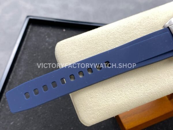 BLS Factory Breitling Chronomat GMT A323981A1C1A1 40mm Rubber Strap Yellow GMT Needle Blue Dial