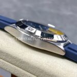 BLS Factory Breitling Chronomat GMT A323981A1C1A1 40mm Rubber Strap Yellow GMT Needle Blue Dial