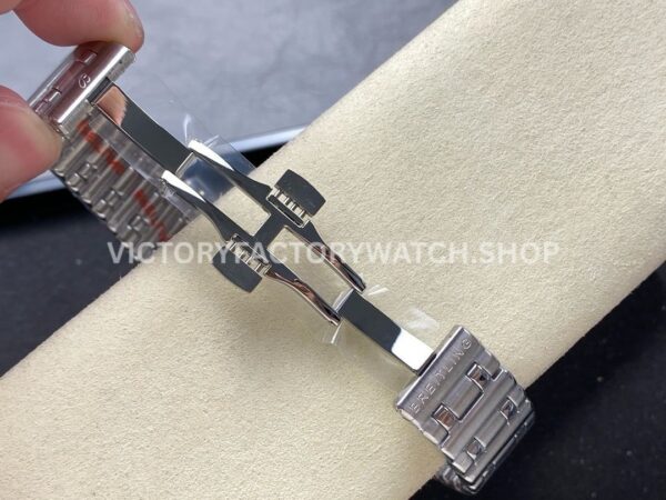 BLS Factory Breitling Chronomat GMT A32398A11L1A 40mm Full Steel Yellow GMT Needle Light Green Dial