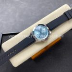 BLS Factory Breitling Chronomat GMT A32398A21L1A1 40mm Rubber Strap Light Blue GMT Needle Light Blue Dial