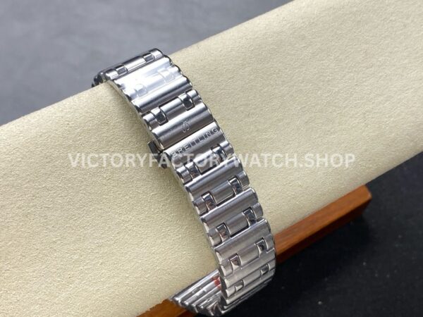 BLS Factory Breitling Chronomat GMT P32398101C1S2 40mm Full Steel Light Blue GMT Ne ( (8) BLS Factory Breitling Chronomat GMT P32398101C1S2 40mm Full Steel Light Blue GMT Needle Light Blue Dial