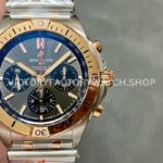 BLS Factory Breitling Chronomat UB0134101B1U1 42mm Half Rose Gold Grey Dial (3) BLS Factory Breitling Chronomat UB0134101B1U1 42mm half rose gold grey dial