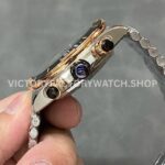 BLS Factory Breitling Chronomat UB0134131L1S1 42mm Hlaf Rose Gold Ceramics Bezel Green Dia