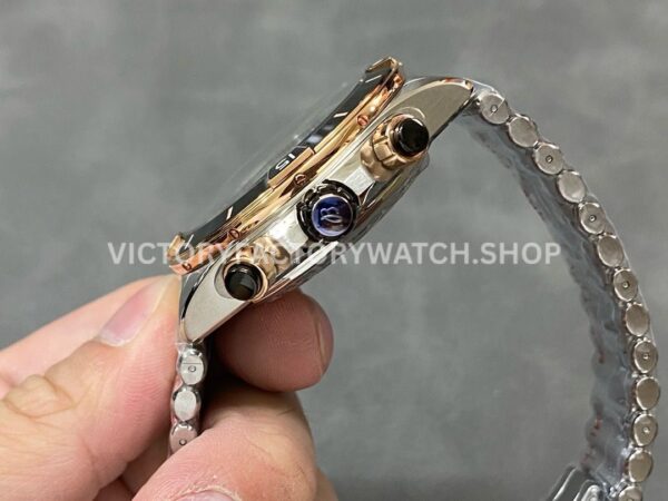 BLS Factory Breitling Chronomat UB0134131L1S1 42mm Hlaf Rose Gold Ceramics Bezel Green Dia