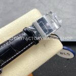 BLS Factory Breitling Montbrillant Datora A2133012-BB58 43mm Steel Leather Strap Dark Blue Dial