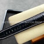 BLS Factory Breitling Montbrillant Datora A2133012G518 43mm Steel Leather Strap Silver Dial