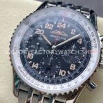 BLS Factory Breitling Navitimer 1 B01 Chronograph A020B59KBD 43mm Full (1) BLS Factory Breitling Navitimer 1 B01 Chronograph A020B59KBD 43mm Full Steel Arabic Numerals Black Dial