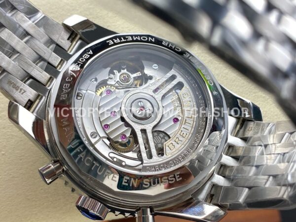 BLS Factory Breitling Navitimer 1 B01 Chronograph AB0137241L1P1 43mm Full Steel Gre ( (6) BLS Factory Breitling Navitimer 1 B01 Chronograph AB0137241L1P1 43mm Full Steel Green Dial