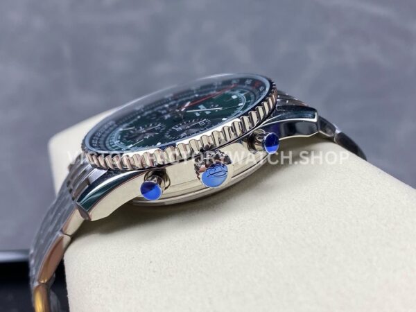 BLS Factory Breitling Navitimer 1 B01 Chronograph AB0137241L1P1 43mm Full Steel Gre ( (8) BLS Factory Breitling Navitimer 1 B01 Chronograph AB0137241L1P1 43mm Full Steel Green Dial