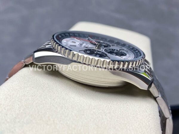 BLS Factory Breitling Navitimer 1 B01 Chronograph AB0138241G1A1 43mm Full Steel Si ( (7) BLS Factory Breitling Navitimer 1 B01 Chronograph AB0138241G1A1 43mm Full Steel Silver Dial
