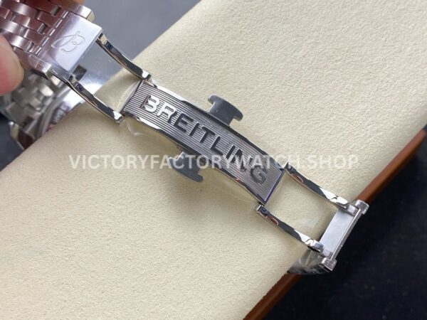 BLS Factory Breitling Navitimer 1 B01 Chronograph AB0138241G1A1 43mm Full Steel Si ( (9) BLS Factory Breitling Navitimer 1 B01 Chronograph AB0138241G1A1 43mm Full Steel Silver Dial
