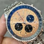 BLS Factory Breitling Navitimer 1 B01 Chronograph AB0138241K1A1 43m ( (4) BLS Factory Breitling Navitimer 1 B01 Chronograph AB0138241K1A1 43mm Full Steel Black Eye Bronze Dial