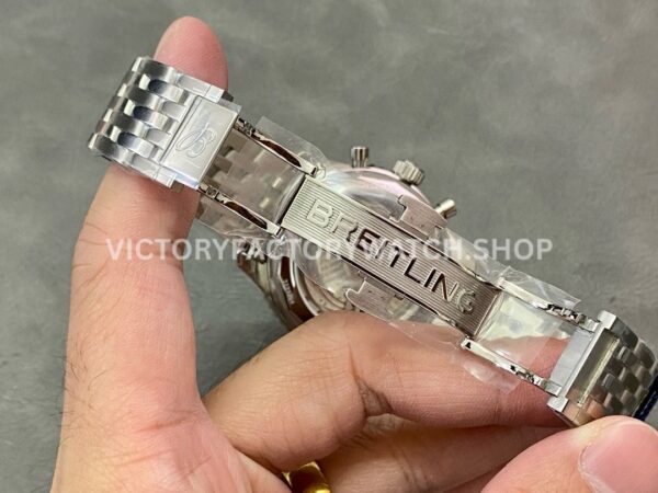 BLS Factory Breitling Navitimer 1 B01 Chronograph AB0138241K1A1 43m ( (8) BLS Factory Breitling Navitimer 1 B01 Chronograph AB0138241K1A1 43mm Full Steel Black Eye Bronze Dial