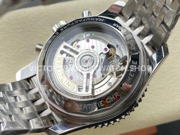 BLS Factory Breitling Navitimer 1 B01 Chronograph AB0138241L1A1 43mm Full Steel Light Green ( (5) BLS Factory Breitling Navitimer 1 B01 Chronograph AB0138241L1A1 43mm Full Steel Light Green Dial