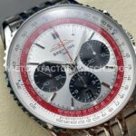 BLS Factory Breitling Navitimer 1 B01 Chronograph AB01383B1G1A1 43mm Full Steel Whi ( (9) BLS Factory Breitling Navitimer 1 B01 Chronograph AB01383B1G1A1 43mm Full Steel White Dial