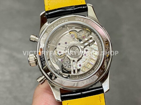 BLS Factory Breitling Navitimer 1 B01 Chronograph AB01383B1G1P1 ( (3) BLS Factory Breitling Navitimer 1 B01 Chronograph AB01383B1G1P1 43mm Steel Leather Strap Black Eye White Dial