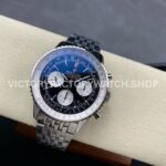 BLS Factory Breitling Navitimer Chronograph AB0121211B1A1 43mm Full Steel White ( (5) BLS Factory Breitling Navitimer Chronograph AB0121211B1A1 43mm Full Steel White Eye Black Dial