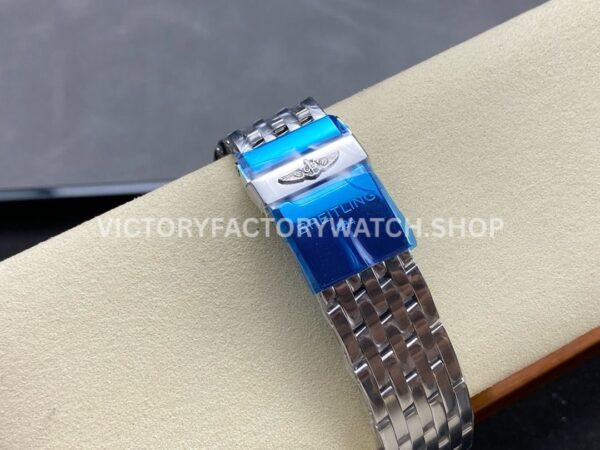 BLS Factory Breitling Navitimer Chronograph AB0121211B1A1 43mm Full Steel White ( (9) BLS Factory Breitling Navitimer Chronograph AB0121211B1A1 43mm Full Steel White Eye Black Dial