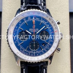 Breitling Navitimer AB0121211C1P1 blue dial leather strap