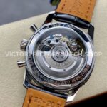BLS Factory Breitling Navitimer Chronograph AB0121211C1P1 43mm Steel Le ( (8) BLS Factory Breitling Navitimer Chronograph AB0121211C1P1 43mm Steel Leather Strap Black Eye Blue Dial