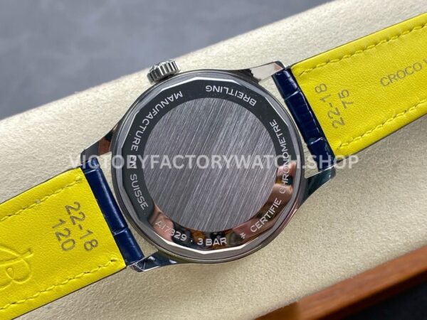 BLS Factory Breitling Navitimer GMT A32310171C1P1 41mm Steel Leather Strap Ice Blue Dial (6) BLS Factory Breitling Navitimer GMT A32310171C1P1 41mm Steel Leather Strap Ice Blue Dial