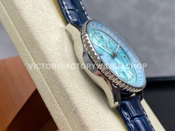 BLS Factory Breitling Navitimer GMT A32310171C1P1 41mm Steel Leather Strap Ice Blue Dial (8) BLS Factory Breitling Navitimer GMT A32310171C1P1 41mm Steel Leather Strap Ice Blue Dial
