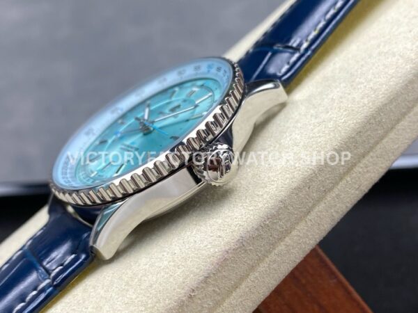 BLS Factory Breitling Navitimer GMT A32310171C1P1 41mm Steel Leather Strap Ice Blue Dial (9) BLS Factory Breitling Navitimer GMT A32310171C1P1 41mm Steel Leather Strap Ice Blue Dial