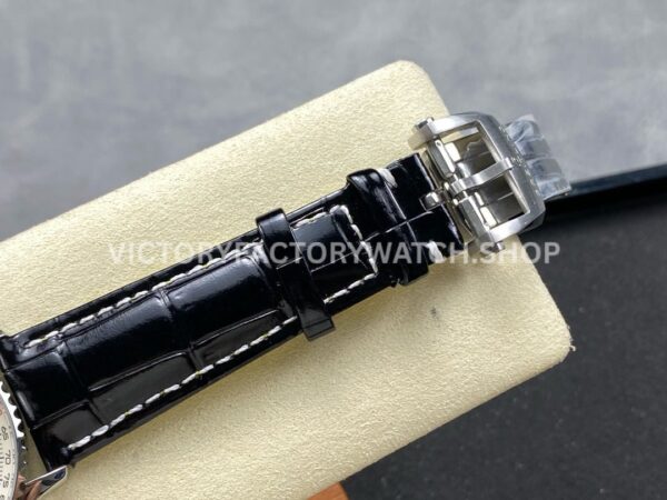 BLS Factory Breitling Navitimer GMT A32310211G1P1 41mm Steel Leather Strap Silver Dial (3) BLS Factory Breitling Navitimer GMT A32310211G1P1 41mm Steel Leather Strap Silver Dial