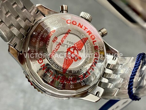 BLS Factory Breitling Navitimer Heritage Chronograph A13324121G1A1 43mm Full St ( (6) BLS Factory Breitling Navitimer Heritage Chronograph A13324121G1A1 43mm Full Steel Silver Dial