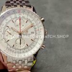 BLS Factory Breitling Navitimer Heritage Chronograph A13324121G1A1 43mm Full St ( (8) Breitling Navitimer Heritage A13324121G1A1 silver dial steel bracelet