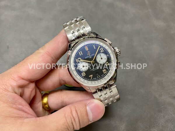 BLS Factory Breitling Premier B01 Chronograph AB0118A21B1A1 42mm Full Steel White Eye ( BLS Factory Breitling Premier B01 Chronograph AB0118A21B1A1 42mm Full Steel White Eye Black Dial