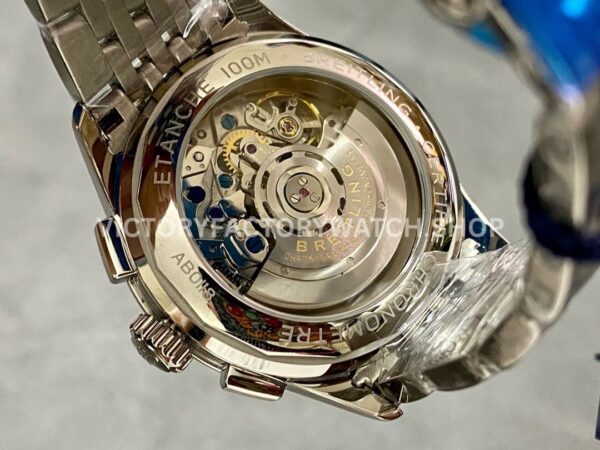 BLS Factory Breitling Premier B01 Chronograph AB0118A21B1A1 42mm Full Steel White Eye ( (4) BLS Factory Breitling Premier B01 Chronograph AB0118A21B1A1 42mm Full Steel White Eye Black Dial