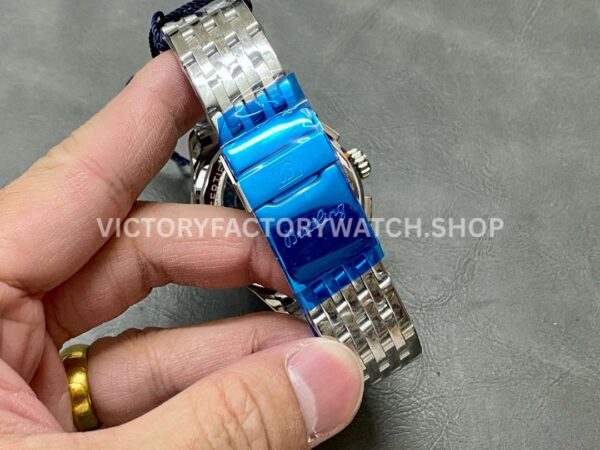 BLS Factory Breitling Premier B01 Chronograph AB0118A21B1A1 42mm Full Steel White Eye ( (6) BLS Factory Breitling Premier B01 Chronograph AB0118A21B1A1 42mm Full Steel White Eye Black Dial
